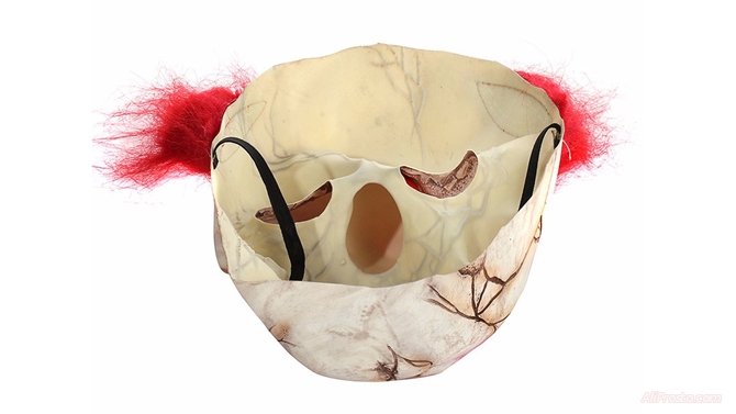 Эта маска с обратной стороны выглядит вот так. Или ещё можно сказать с затылка