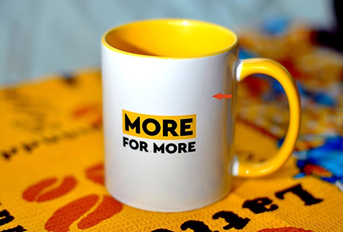 Треснутая кружка, от Летишопс Поломанная и треснутая кружка от сервиса летишопс, которую они подарили блоггеру