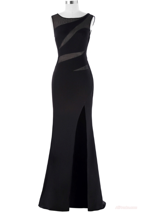 Черное платье для выпускного бала - обтягивающее и сексуальное