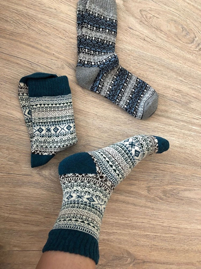 Реальные фотографии тёплых и дешевых носков с сайта алиэкспресс
