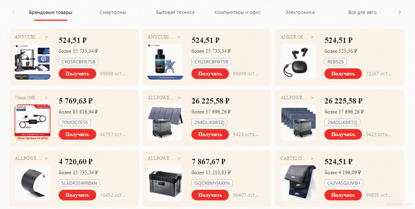 Купоны АлиЭкспресс ноябрь 2023